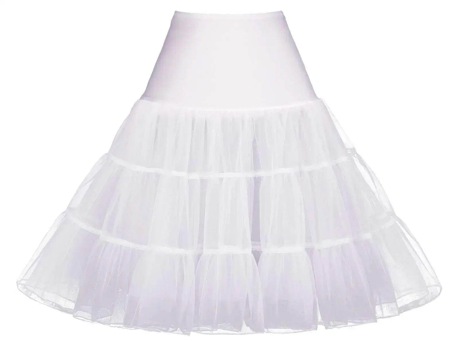 Novo estilo fresco olhando feminino anáguas crinolina tutu saia 50s vintage rockabilly inchado underskirt