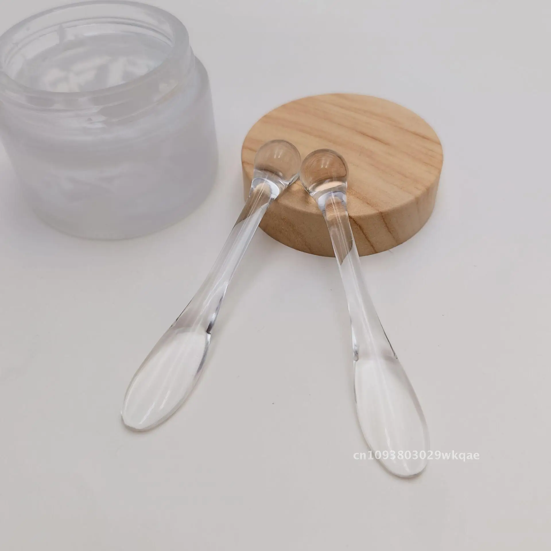 10pcs Mini Eye Cream Massage Stick Silicone Plastic Multi-Functional Beauty Device Non-Electric Eye Care Spoon