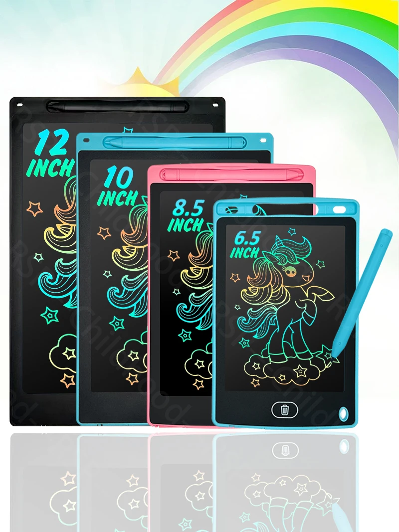 6.5/8.5/10/12 Inch LCD Schrijven Tablet Elektronische Tekentafel Doodle Schetsblok Handschrift Pad Speelgoed voor kinderen Verjaardagscadeautjes - afbeelding 2