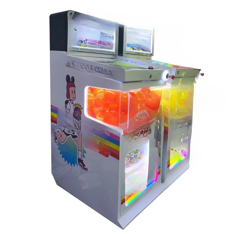 Children's coin-operated pachinko game machine Bouncy tie rod beads Children's toys Commercial video game city