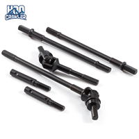 Steel Front VDI Universal Axle Set Rear Straight Shaft Portal Stub Shafts for Axial SCX10 III AR45 Portal Axle
