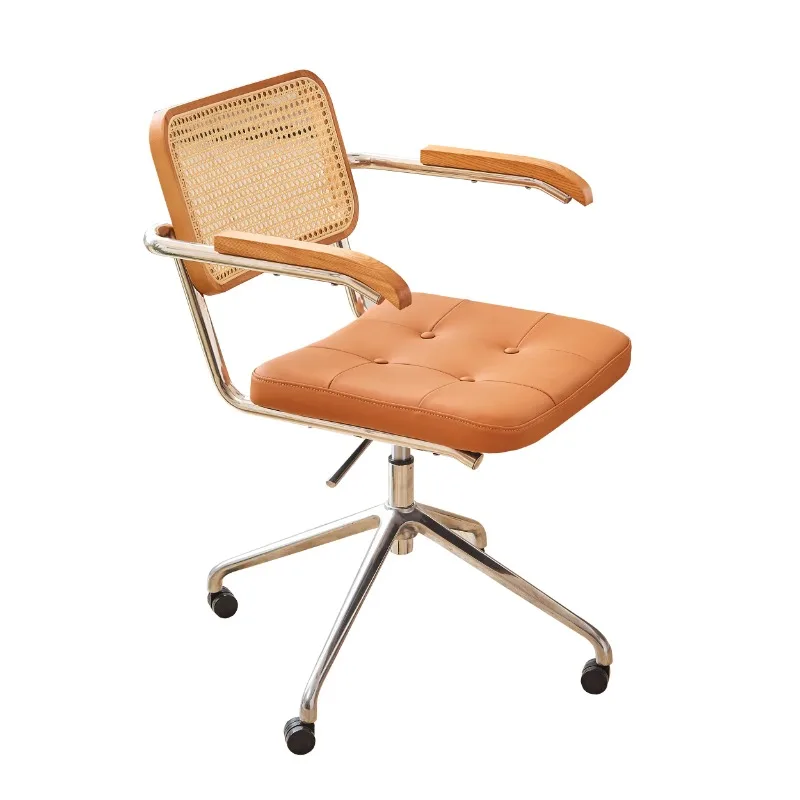 Modern High Back Headrest Ergonomics Executive Rotating Furniture Wholesale Contemporary Wooden Four-legged Boss Chair
