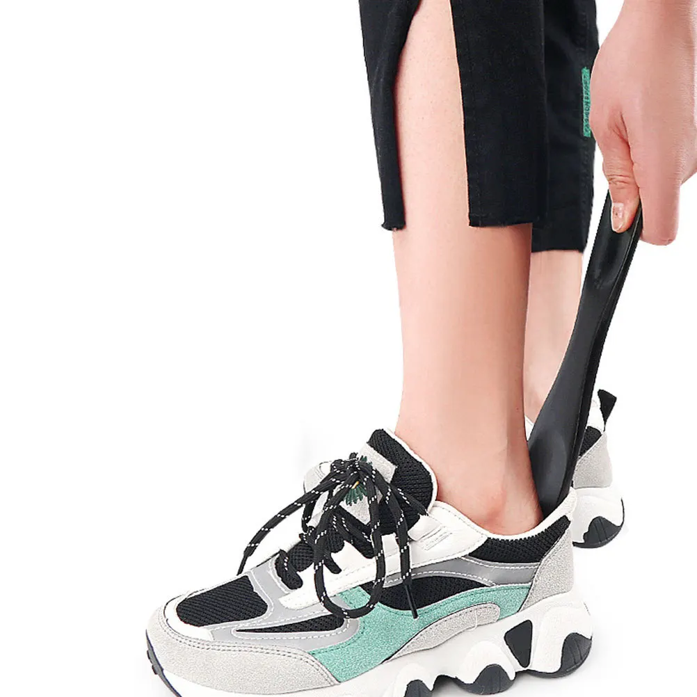 Cuchara para Zapatos de Madera Larga de Doble Extremo para Personas Mayores y Mujeres Embarazadas, Fácil de Usar, Diseño Ergonómico Pulido y Portátil