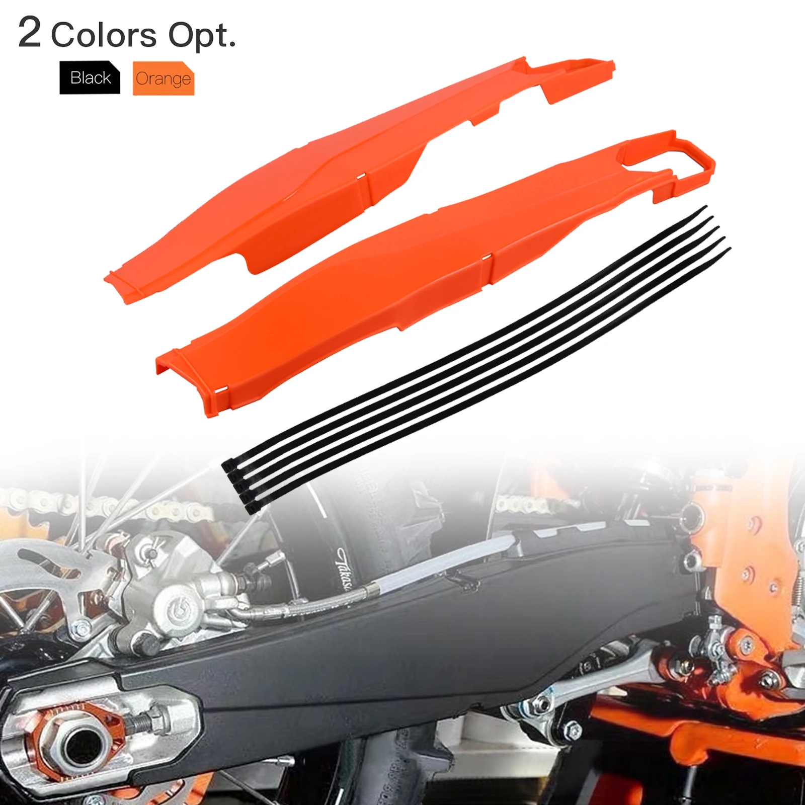 For KTM EXC 300 2012-2023 EXC EXC-F XCW XCF-W 150 200 250 300 350 400 450 500 Motorcycle Rear Swingarm Protector Cover Guard