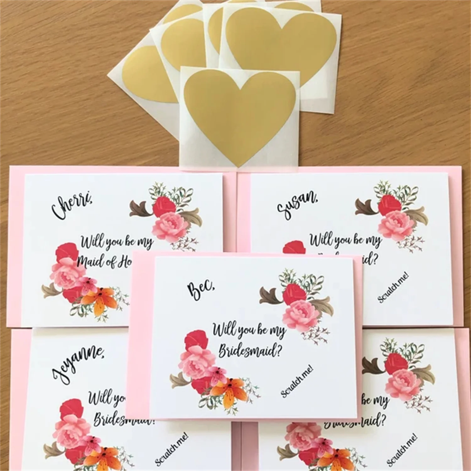 Minimalist Custom Print Birthday Scratch Off Ticket Personalized Surprise Reveal Gift Card view 4