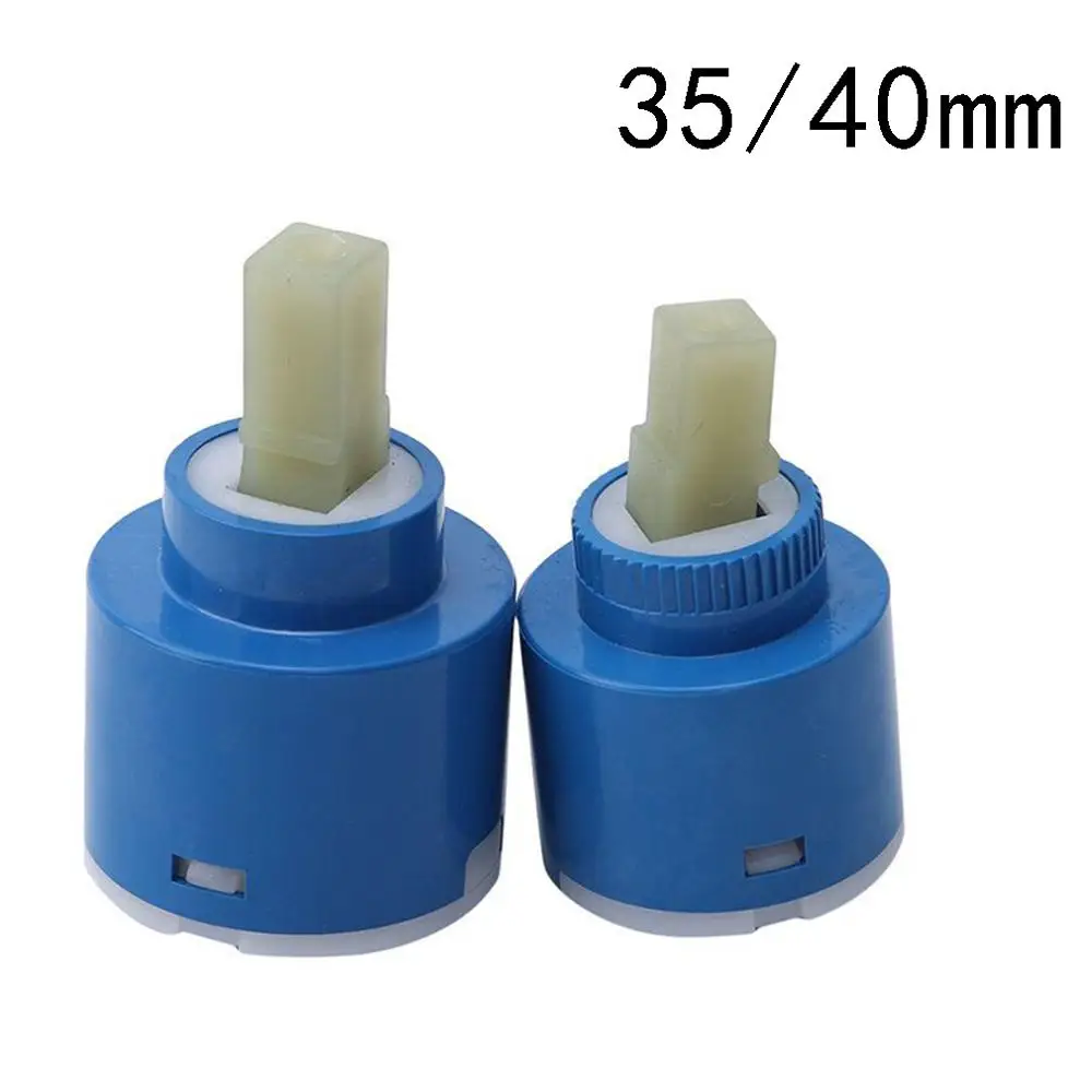 Ceramic Disc Cartridge Mixer Faucet Thermostatic Cartridge Faucet Disc Valve Pp Plastic Ceramic Cartridges For Mixer 35/40Mm