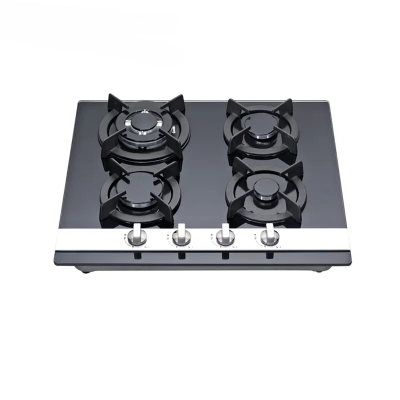 ---super Factory Hot Sale Hob Electric Ignition Tempered Glass 4 Burner Gas Cooker Standing Glass Table Top Gas Cooker