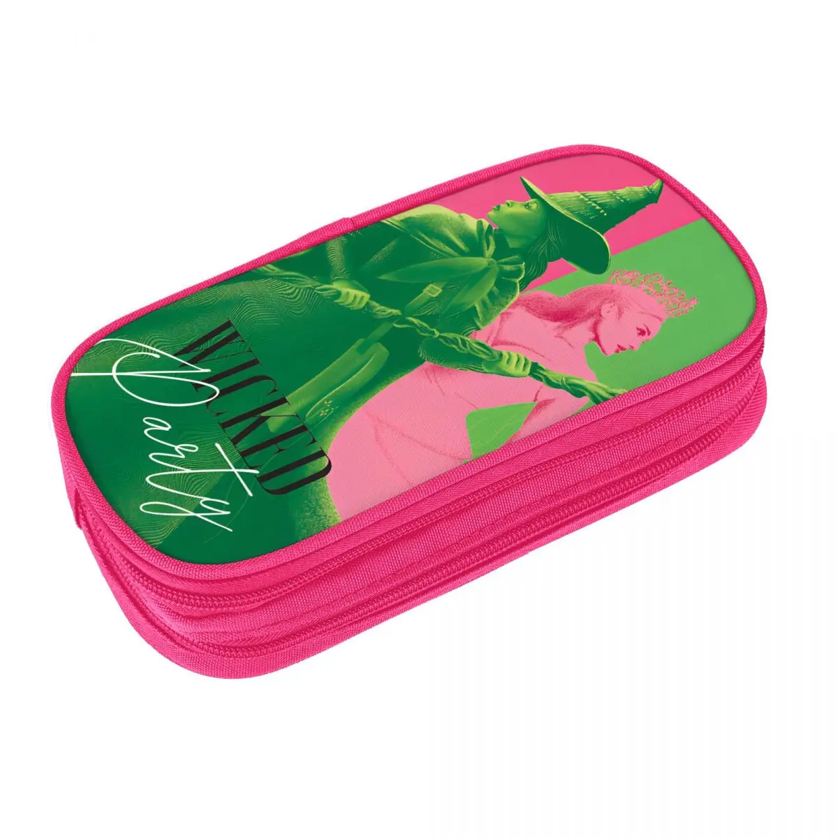 Wicked Elphaba & Glinda Tonal Pencil Case Canvas Pen Box Boy Girl Kawaii Large School Pencil Cases Stationery