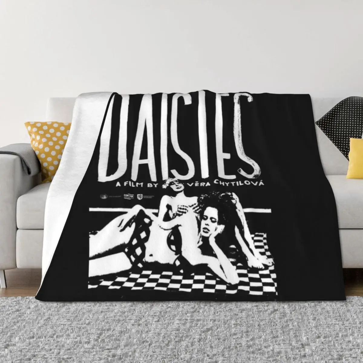 

Daisies (1966) Throw Blanket Blankets For Bed Vintage Custom cosplay anime Blankets