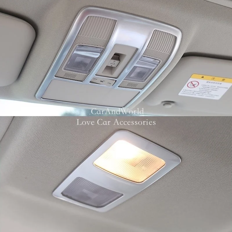 

For Mazda CX-5 2013-2025 Reading Lights Lamp Cover Trim Interior ABS Chrome Stickers CX5 CX 5 Car-Styling Car-Covers Accessories