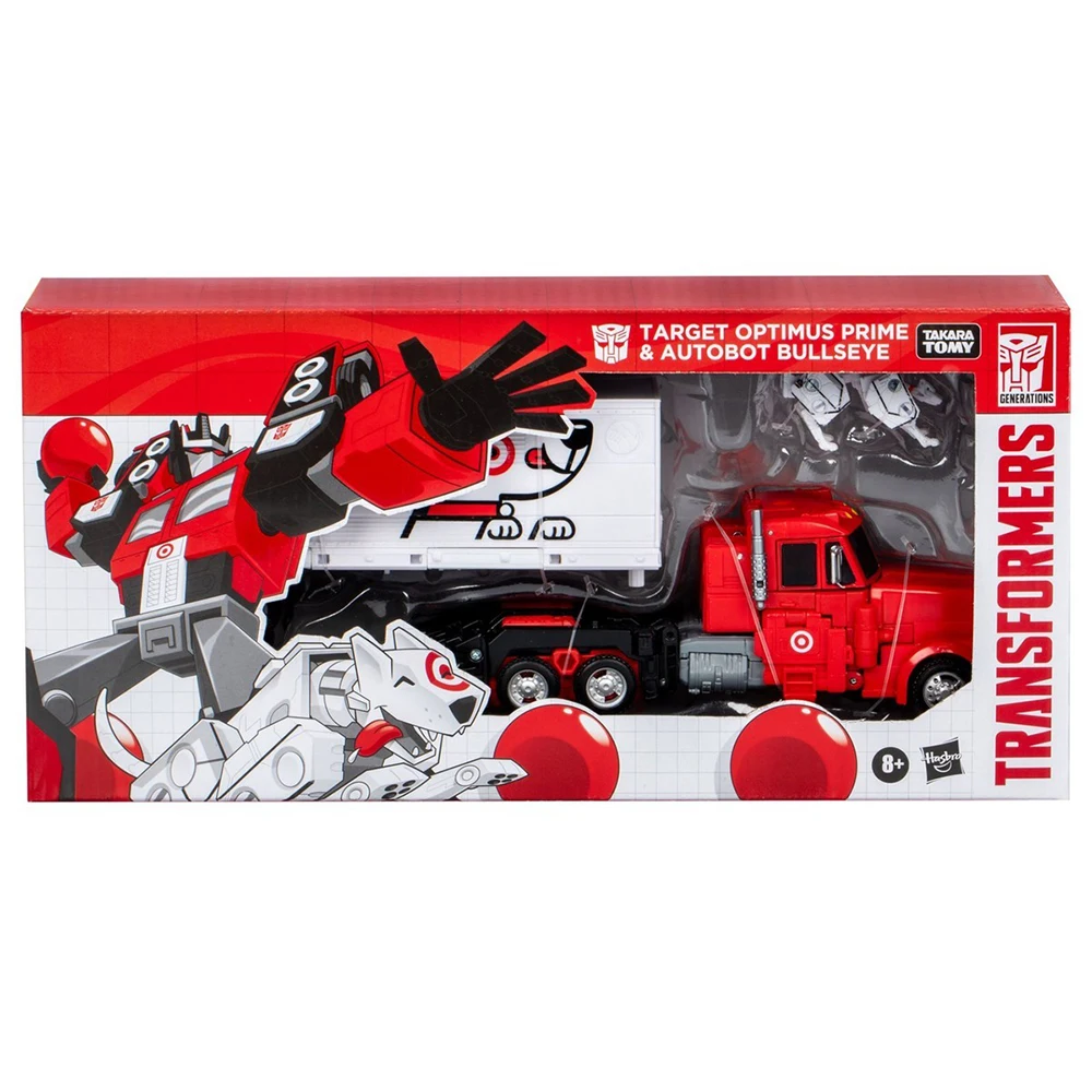 [Auf Lager] Hasbro Transformers Collaborative Target Optimus Prime & Autobot Bullseye Exklusives 18-cm-Actionfiguren-Modellspielzeug