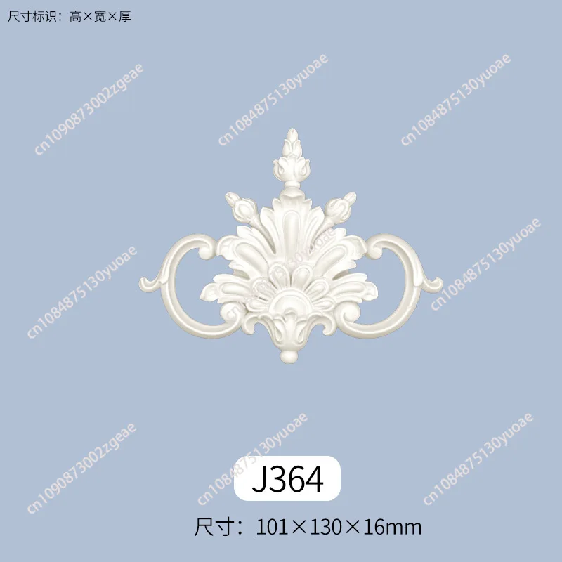 PU Wall Moulding Polyurethane Lintel Badge Decoration Classic European Style Decor Fireplace Portal Decorative Element Ornament