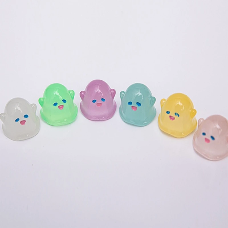 50 قطعة من تماثيل الهالوين الصغيرة ديكور حرفي من الراتنج للحفلات، المنزل، سطح الطاولة، عرض اليقطين والجمع