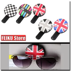 Car Sun Visor Glasses Frame Personalized Pattern Sunglasses Clip For MINI Countryman Clubman F54 F55 F56 R60 R61 R56 R57 R58 R50