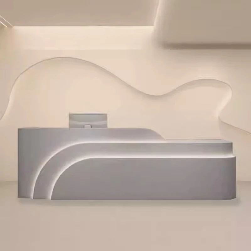 az-Minimalist Beauty Salon Bar, Clothing Store Cashier Desk, Dance Training Center Company Reception Desk Custom-made@