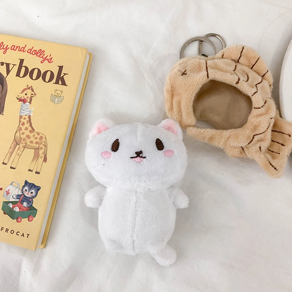 Bag Door Keyring Kids Cute Women Doll Pendant Bag Pendant Key Chains Cat Plush Keychain Cat Snapper Keyrings