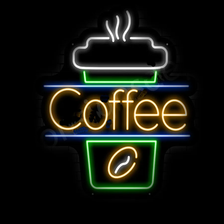 

Neon Sign Light Coffee Neon Cup Drink Iconic Sign Glass Neon Acrylic Room Decor Aesthetic Neon Light Wall Lamp Shop Handcraft