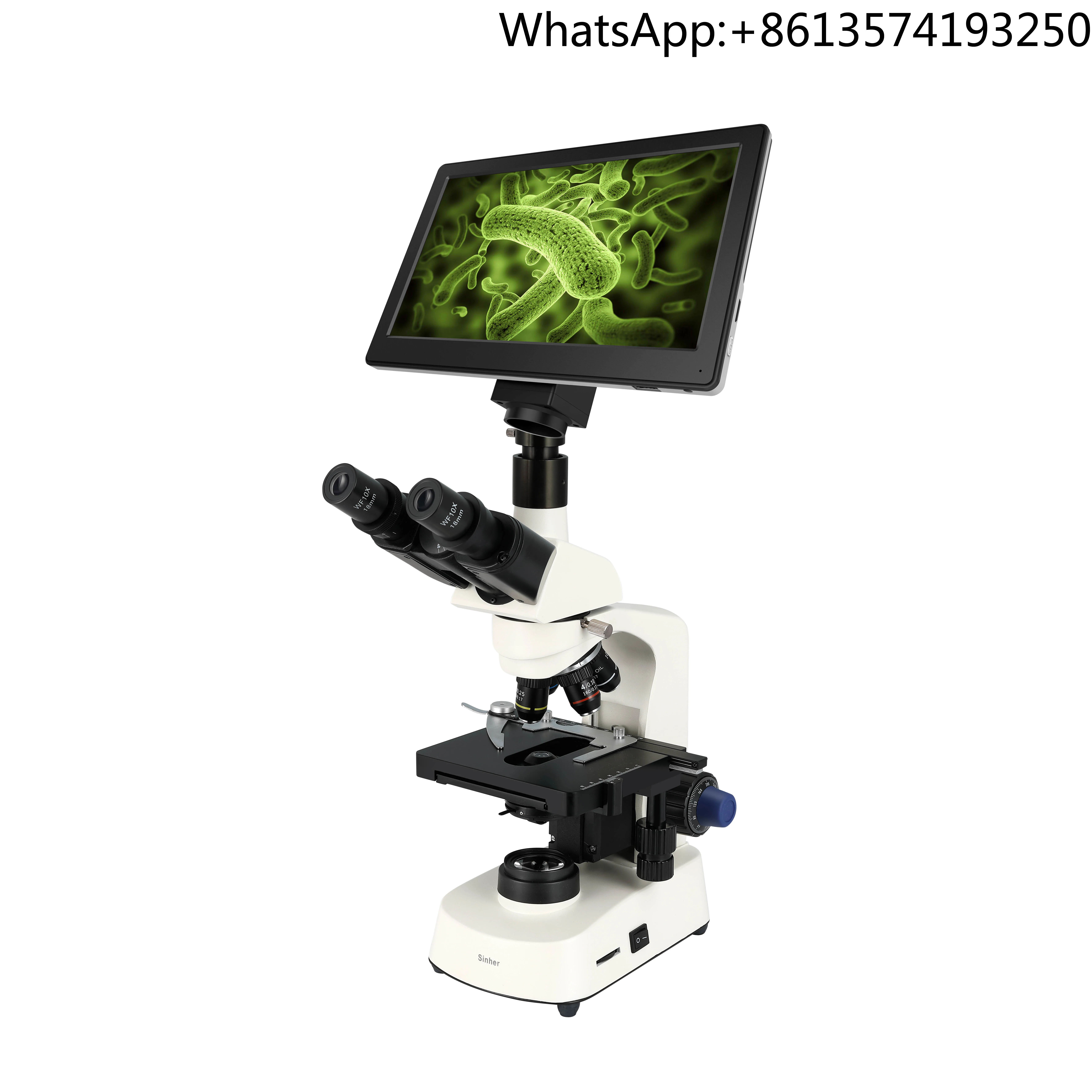 

Biological Microscope 107 LCD Screen with Measurement ,5 Megapixels Camera