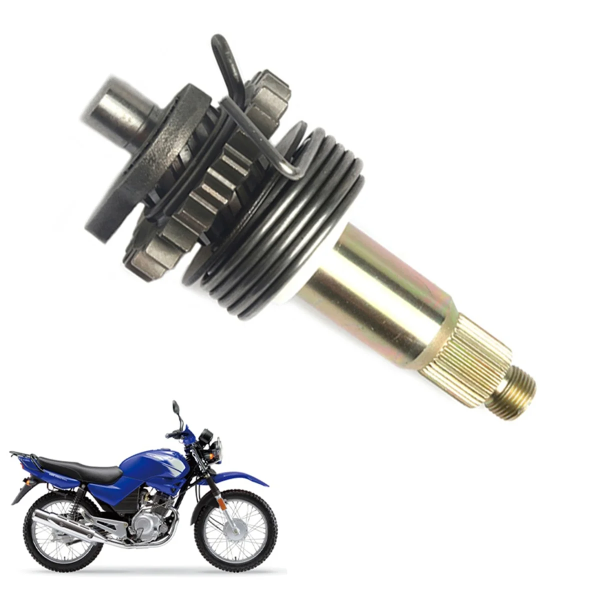 

4X Motorcycle Kick Start Shaft Axle Assy for YBR125 XTZ125 XTZ YBR 125 XT125Z Engine Kick Shaft Assembly