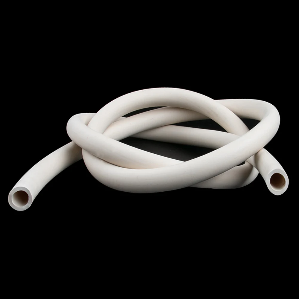 White Rubber Tube Experiment Vacuum Pipe ID 2/3/4/5/6/8/16/19mm Elastic Leather Tube Acid And Alkali Resistant Vacuum Pump Hose