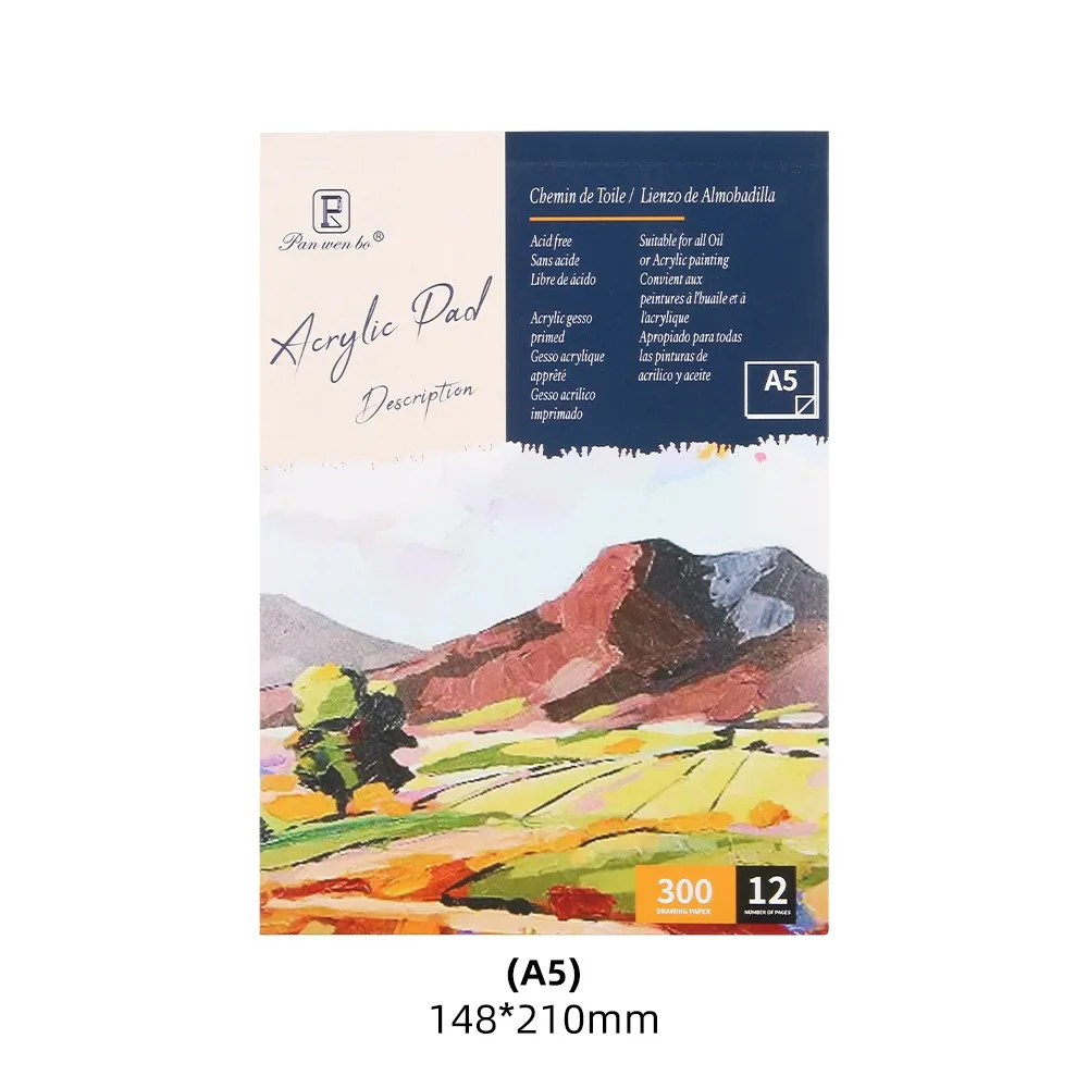 

A3/A4/A5 Coil Sketchbook 24 Sheets Eco-Friendly Thick Drawing Paper Acid Free Spiral Bound Artist Sketch Pad Oil Painting