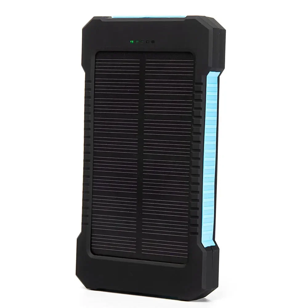 10000mah Solar Power Bank Portable Waterproof External Battery Backup Powerbank 10000 mah Phone Battery Charger LED PoverBank