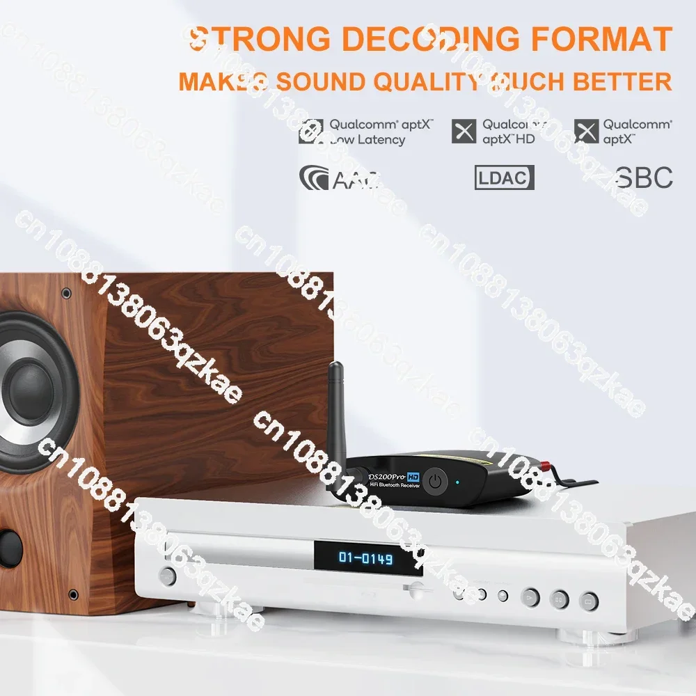 1Mii DS200Pro HiFi 5.2 Music Receiver for Home Stereo with Audiophile DAC aptX HD & LDAC