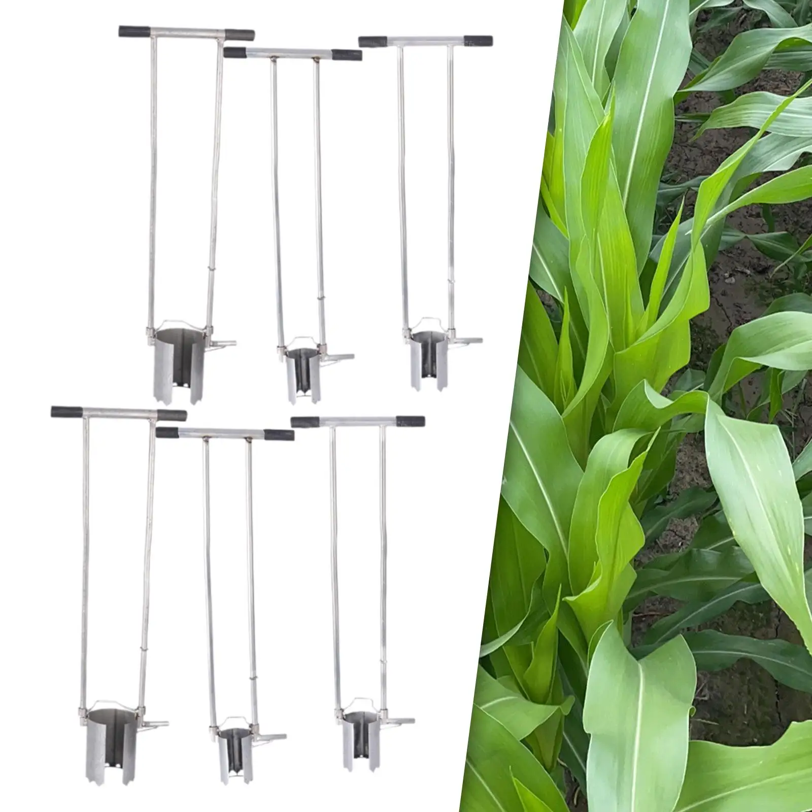 Bulb Planter Versatile Wear Resistant Sod Plugger Heavy Duty Garden Tool for Digging Flower Planting Weeding Transplanting