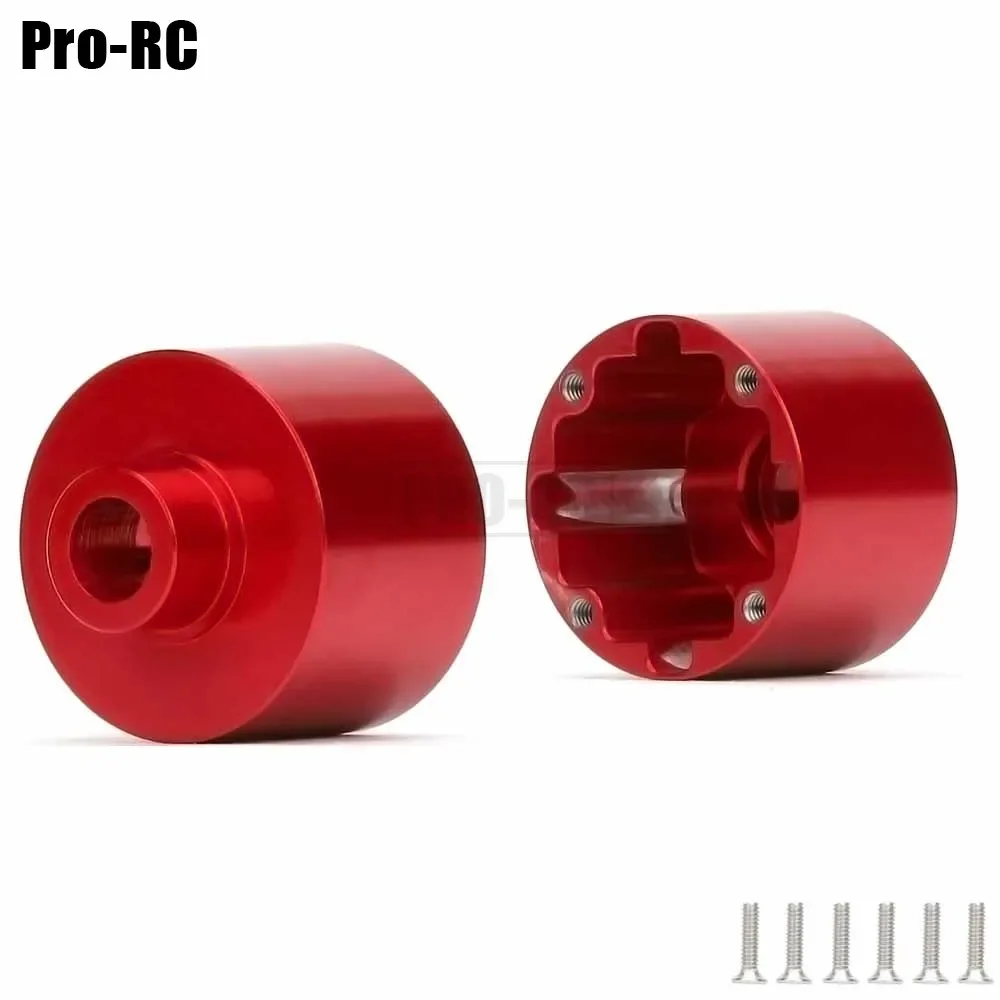 1 set di alloggiamenti per differenziale differenziale in lega di alluminio e ingranaggio conico in acciaio # LOS232004 per Auto RC 1/10 Squadra Losi Baja Rey Rock 4wd RTR