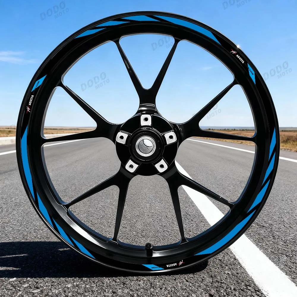 Motorcycle Wheel Rim Sticker Hub Refit Stripe Tape For MV Agusta Brutale 800 920 990 1000 1090RR F3 675 800 F4RR Rush1000 SV800