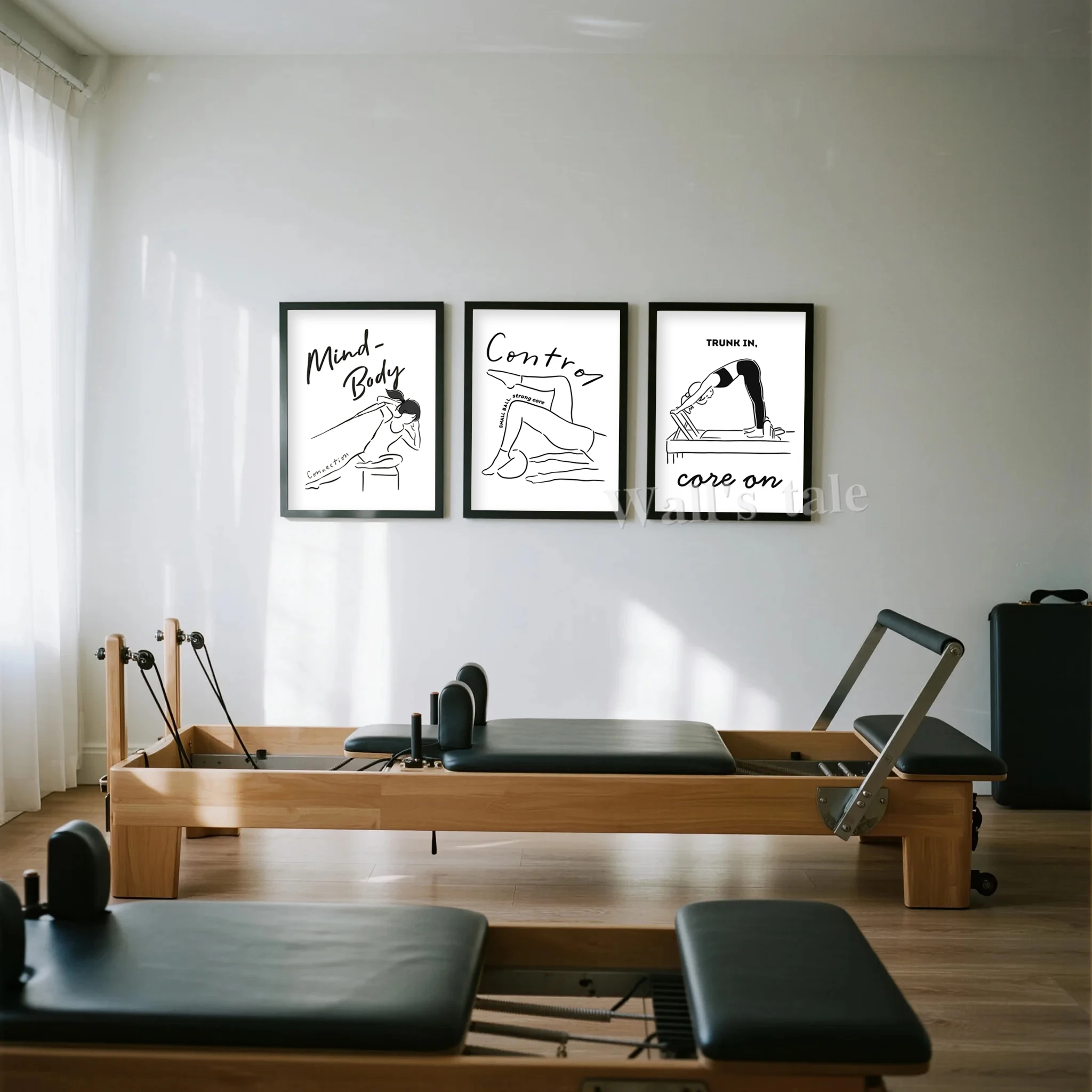 Pilates Pose Art Prints Modern - Pilates Yoga Movement review and price