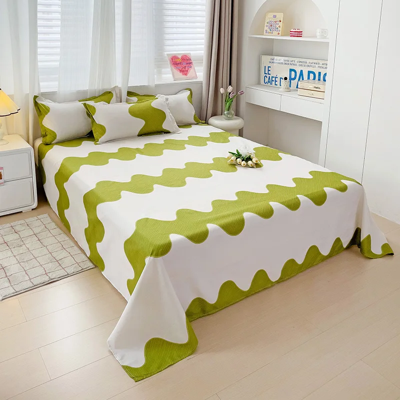 Single sheet for students dormitory 1.8m men and women large double sheet cloth single bed wholesale