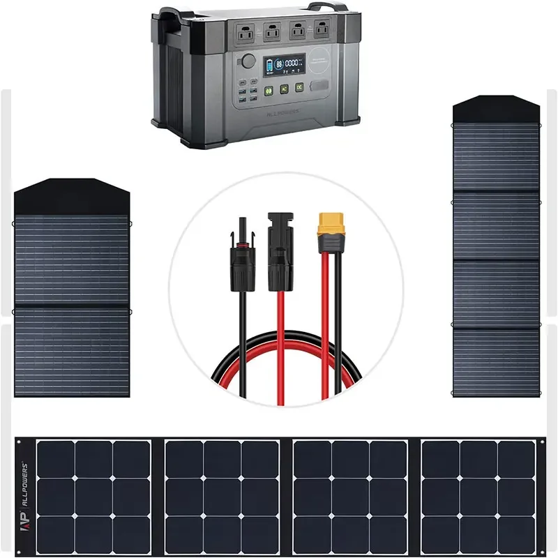 Solar Panel Connector to XT60 Solar Charging Cable for ALLPOWERS R600 R1500 EF ECOFLOW RIVER & DELTA Series Solar Generators.