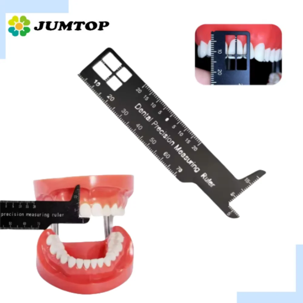 

Dental Measuring Gauge - Aluminum Alloy Endodontic Ruler for Root Canal & Photography (Precision Instrument for Dentists)