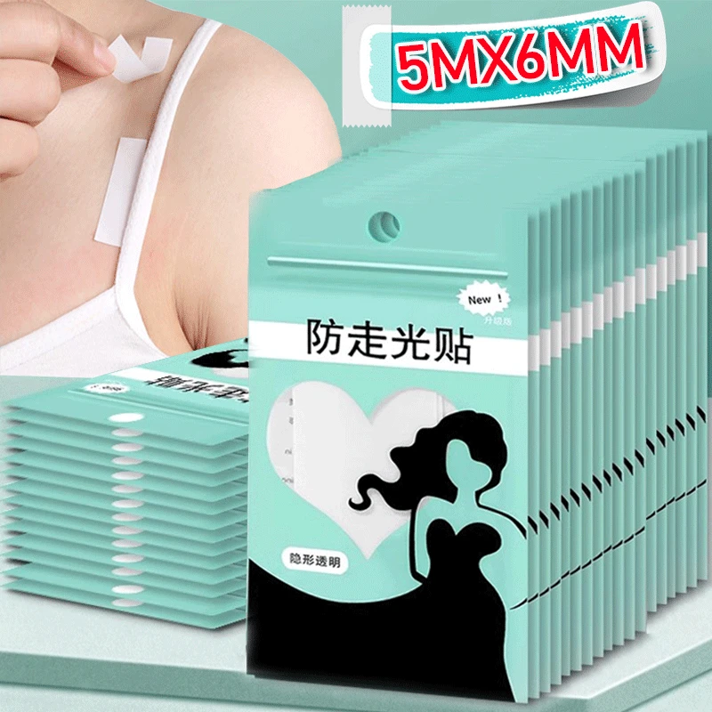 

36pcs Anti-slip Invisible Safe Body Tape Adhesive Dress Cloth Double-sided Tapes Skin Sticker Bra Safe Strip Clear Lingerie Tape