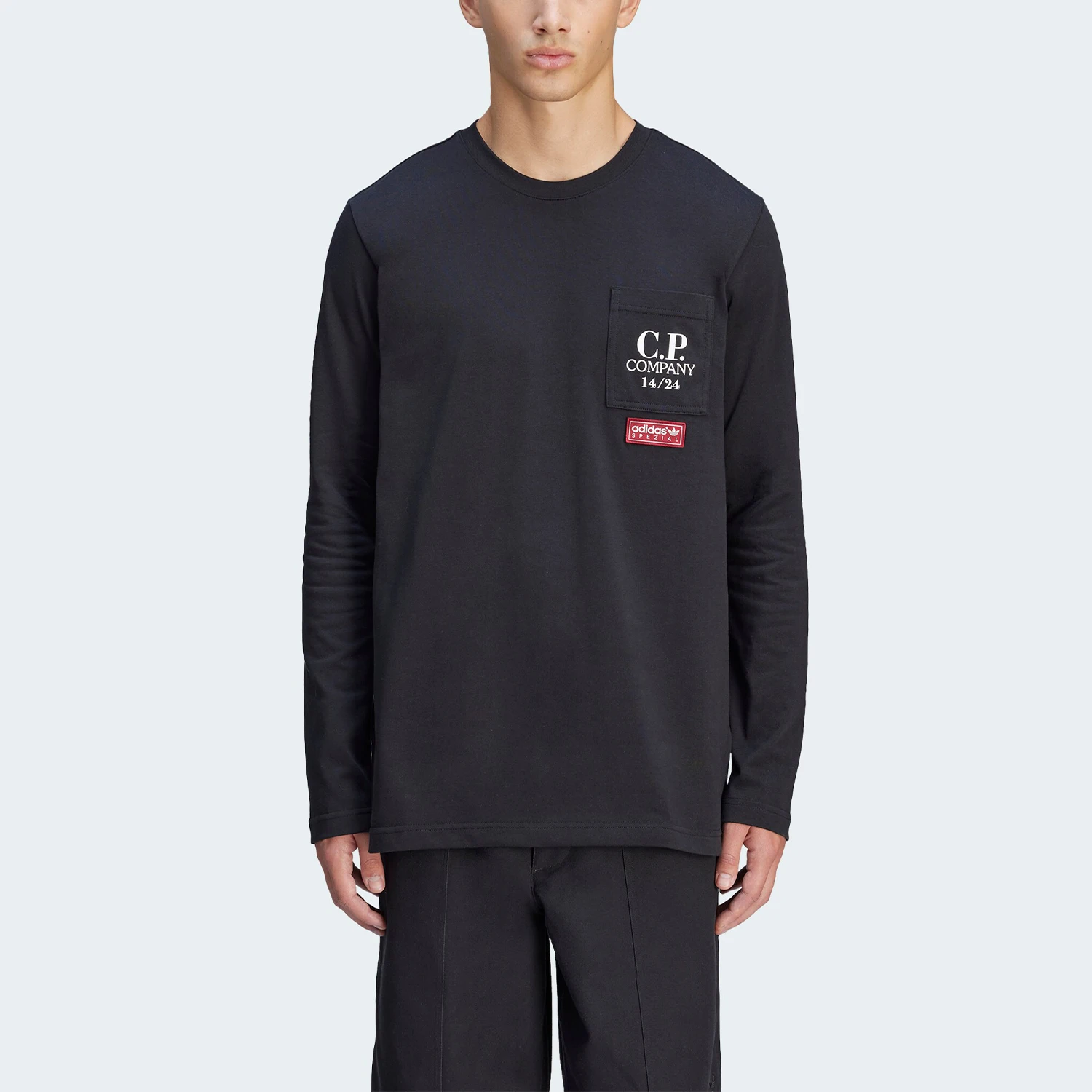 

Adidas Official Genuine Three Stripes Men's Round Neck Casual Print Sports Long Sleeve JN8656