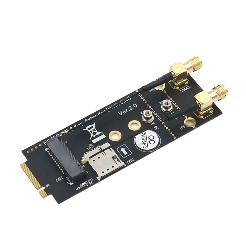 M.2 Key-B Wireless Module Adapter Support 5G 4G 3G LTE GSM Modem Plastic For NGFF 3042 3052 M2 B Key Card