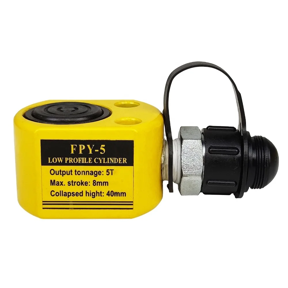 FPY-51 Thin Type Hydraulic Cylinder Hydraulic Lifting Jack Stroke 7mm Output 5 Tons