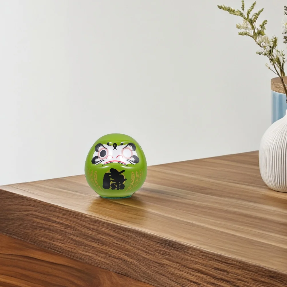 Wobbelnde japanische Glückskatze, Keramikornament, traditionelle Porzellan-Zen-Statue für Zuhause, Büro, Neujahrsdekoration, japanisches Glück