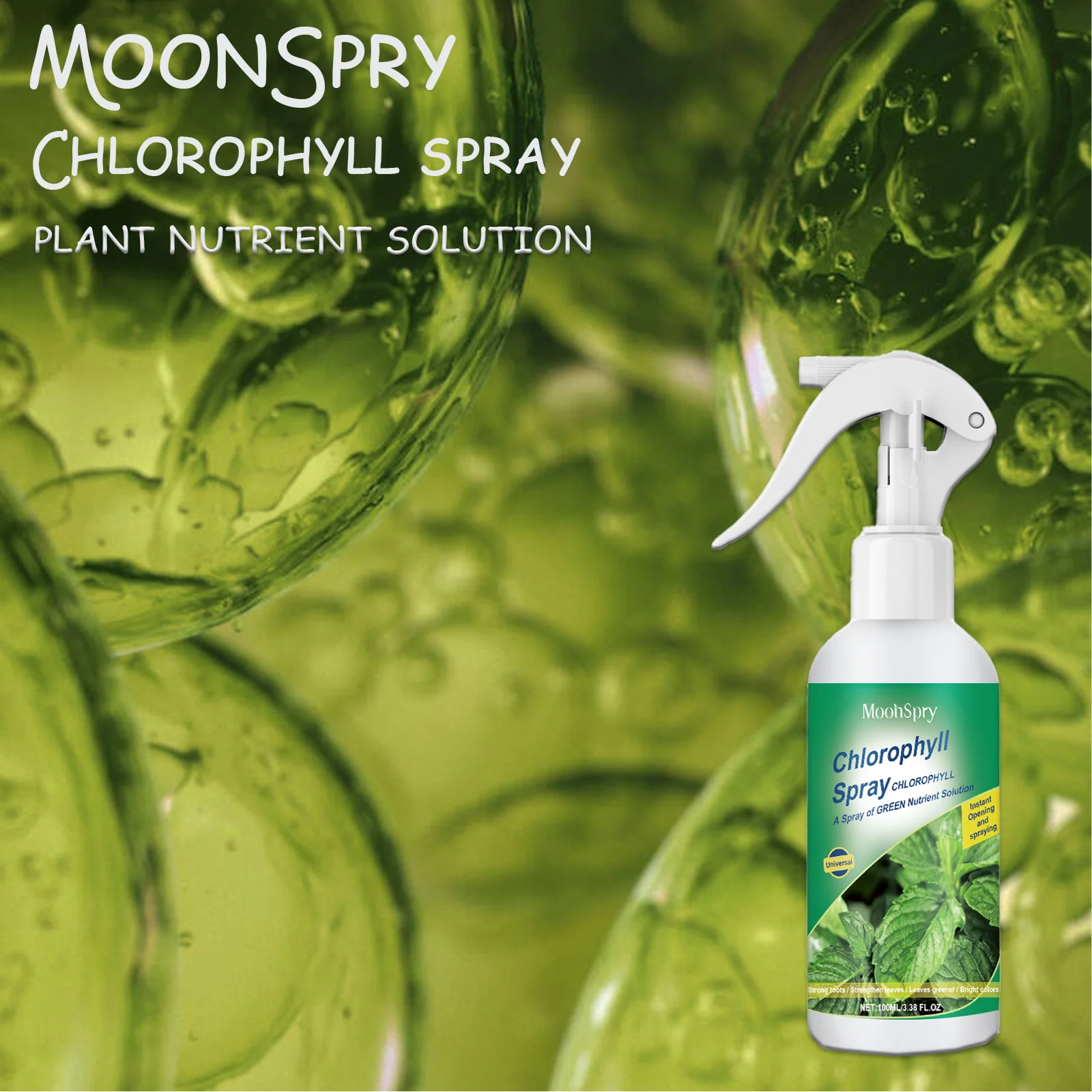 MOONSPRY معزز الجذر العصاري، محلول مغذي للنباتات السائلة، مكمل معزز لسماد الزهور والفواكه