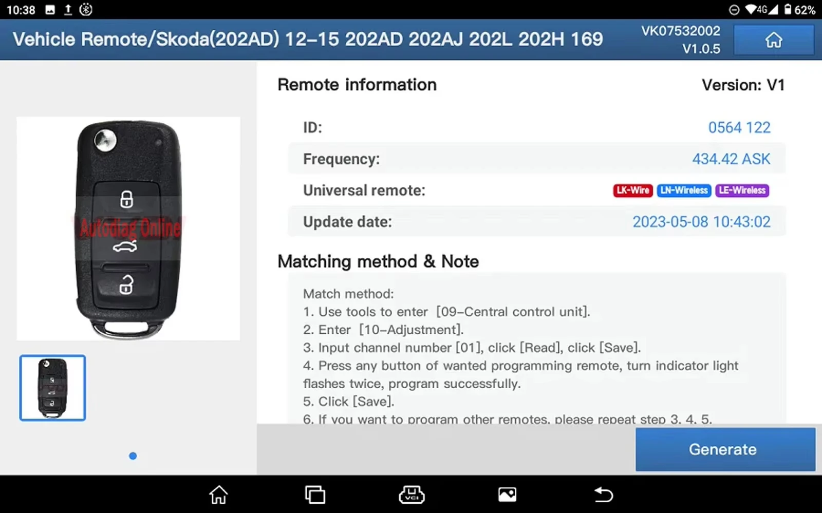 LAUNCH X431 Schlüsselprogrammiergerät IMMO-Programmierung funktioniert mit X431 Full Series PAD V/ IMMO PLUS/ IMMO ELITE mit 4 Smart Keys Set. – Detail 12