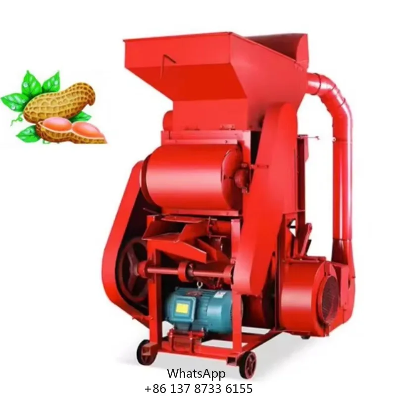 2026 CZJGood Quality Automatic Small Peanut Peeling & Threshing Machine With Motor-Driven High Productivity