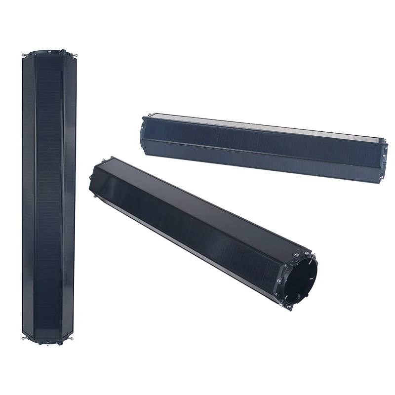 Directly on the Street Light Pole for Solar Pole  Wifi Modular Solution Cylinder Solar Pane System Tube Panel