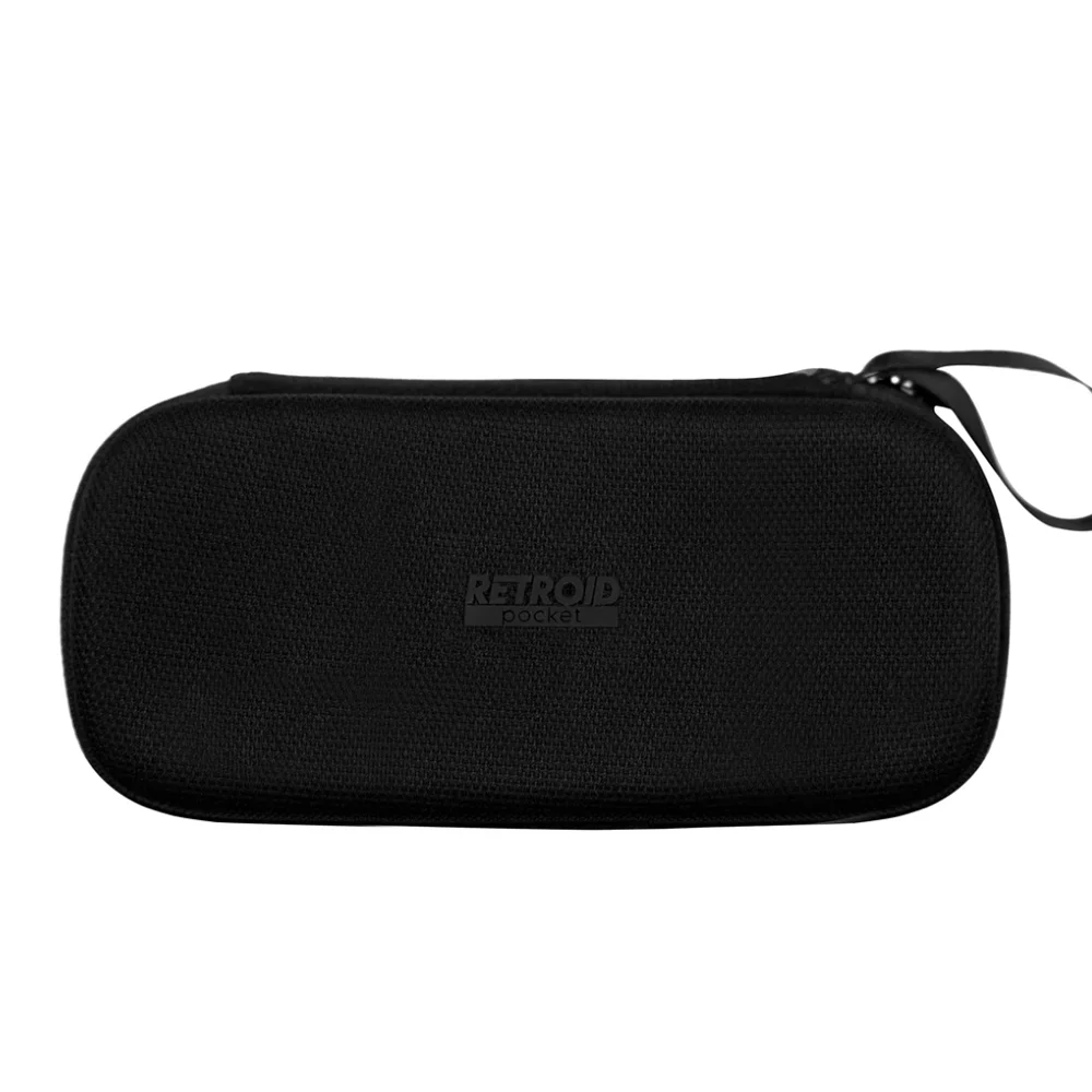 حقيبة سوداء من Retroid Pocket 5 وحدة تحكم ألعاب محمولة حقيبة حمل شاشة فيلم قبضة شفافة من RP5