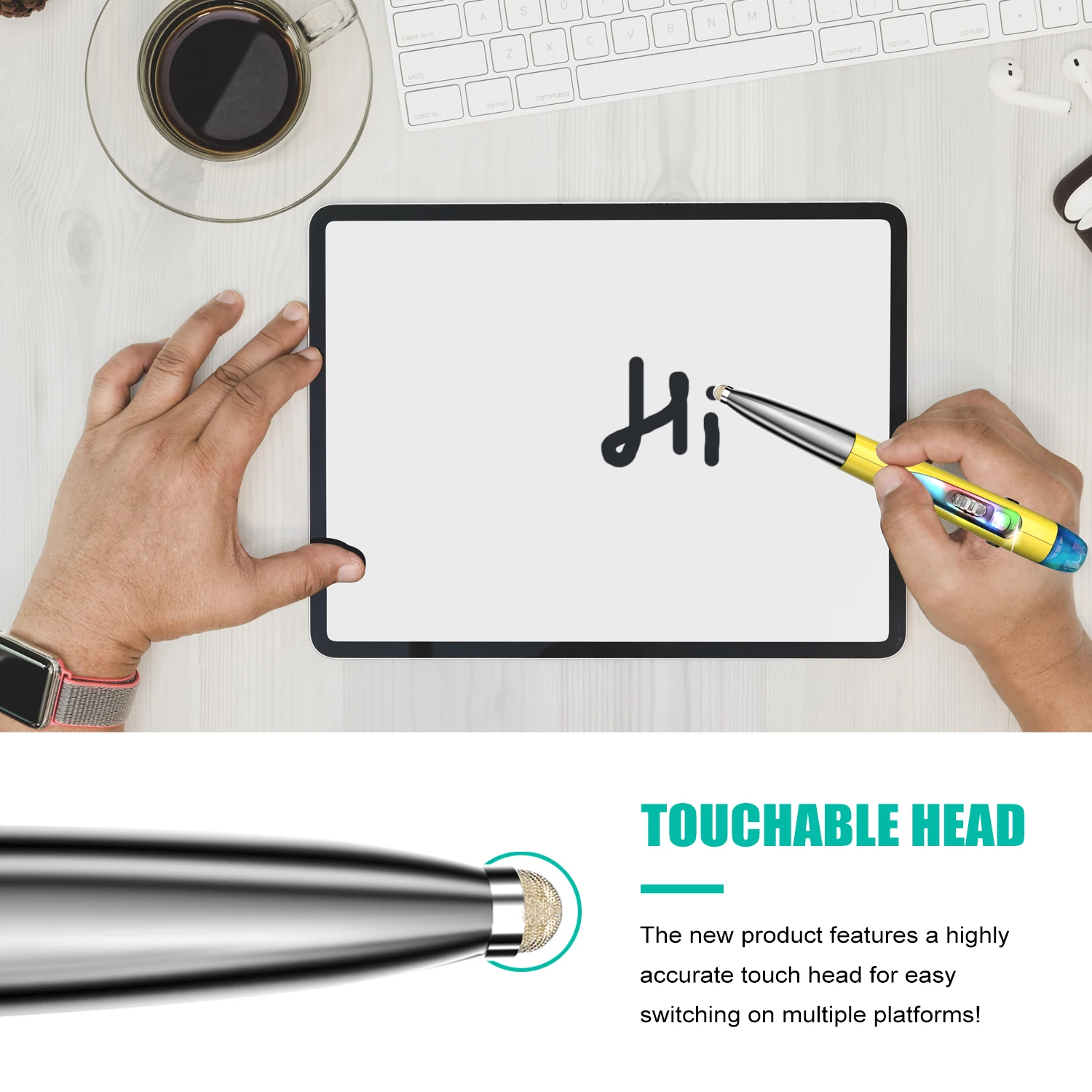 Bluetooth ワイヤレスペンマウス光るミュート充電式デュアルモードマウス 2.4 グラム 1600dpi 携帯電話アクセサリーコンピュータゲームマウス