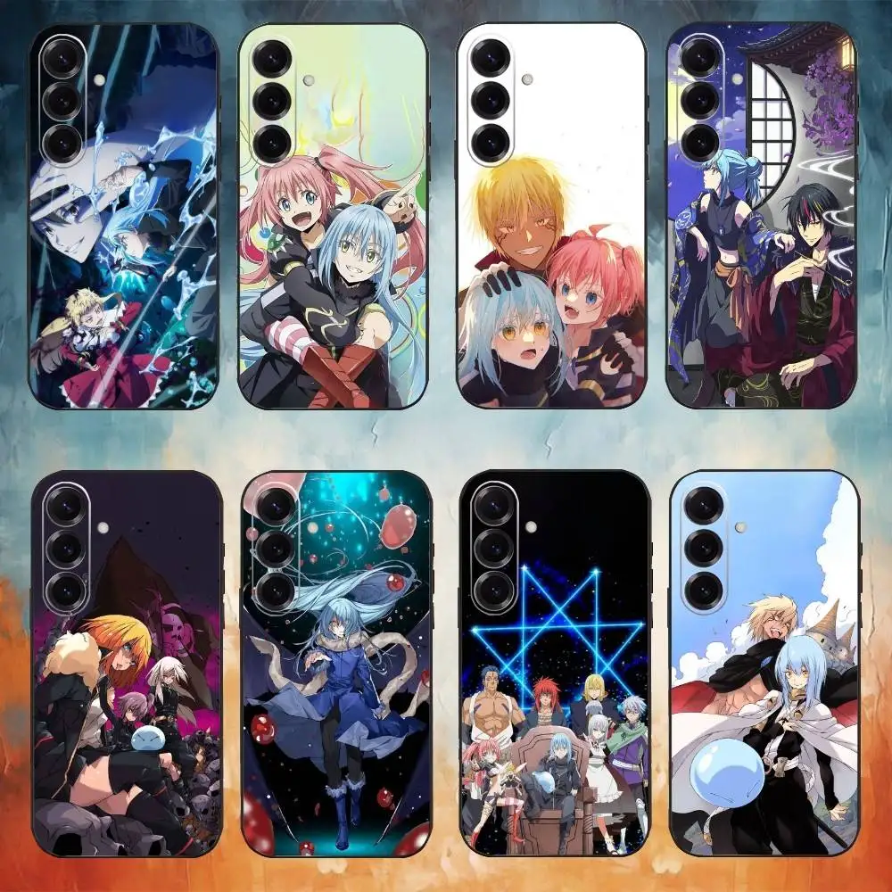 

T-That Time I Got Reincarnated as a Slime Phone Case For Samsung Galaxy A91,80,73,72 ,71,53,52,32 ,31,22,21s,20,Soft Black Case