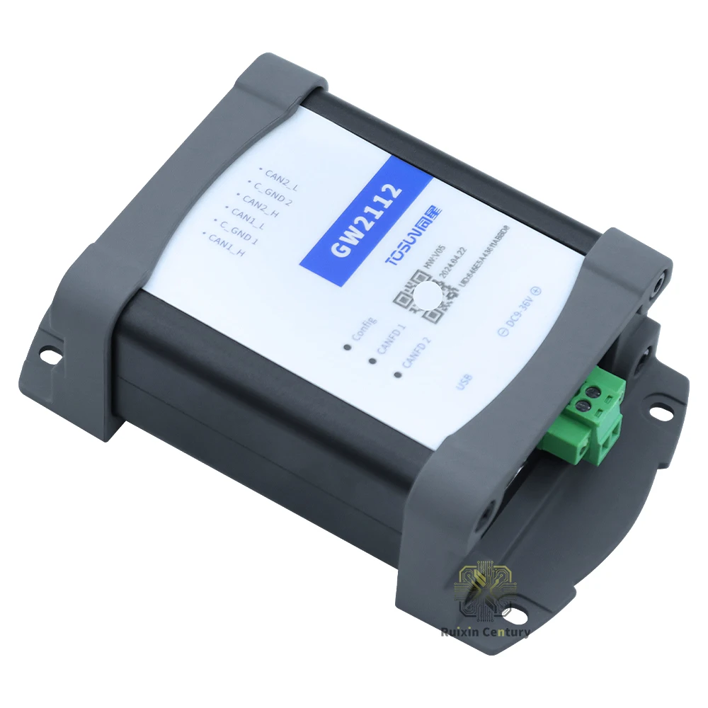 Portable Genuine High-Speed USB FOR TOSUN GW2112 2-Channel CAN-FD Offline Gateway Router with Multi-Channel Bus Analyzer