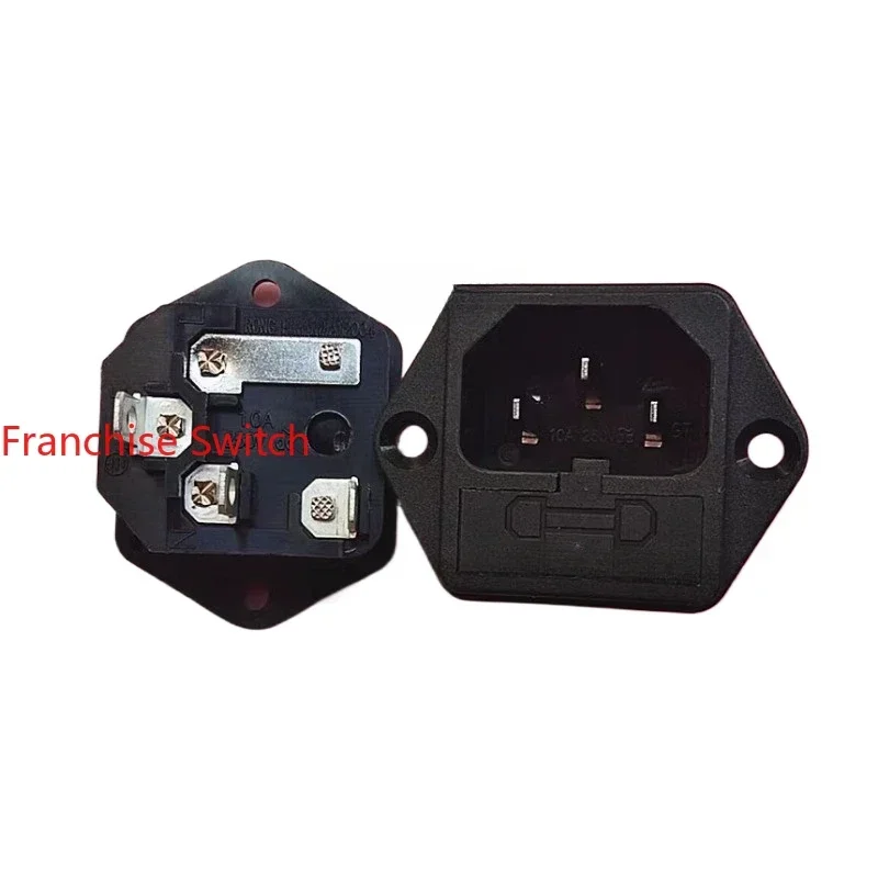 10PCS with ear strap insurance 2-in-1 socket RF-2004-C-4.8 10A
