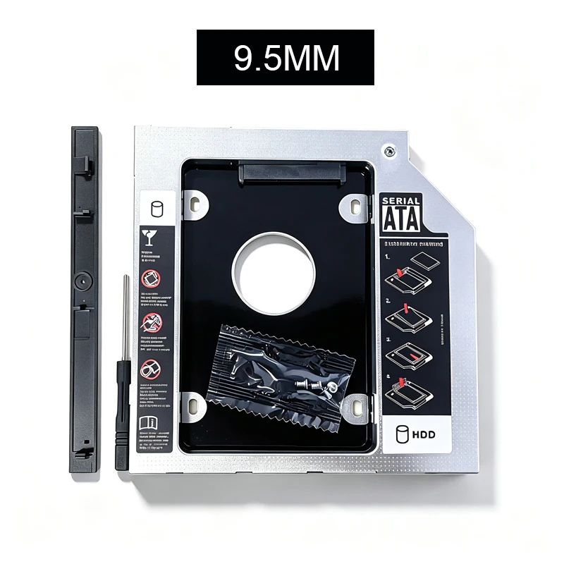 Notebook optical drive bay, hard drive bay, mechanical SSD solid-state optical drive bay, bracket box, 12.7mm, 9.5mm, 8.9/9SATA3