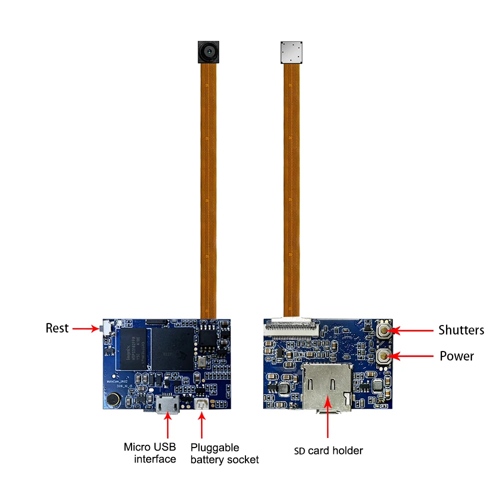 Matecam UK NOVATEK 96632 720P Mini Camera Module Wireless Security Camera